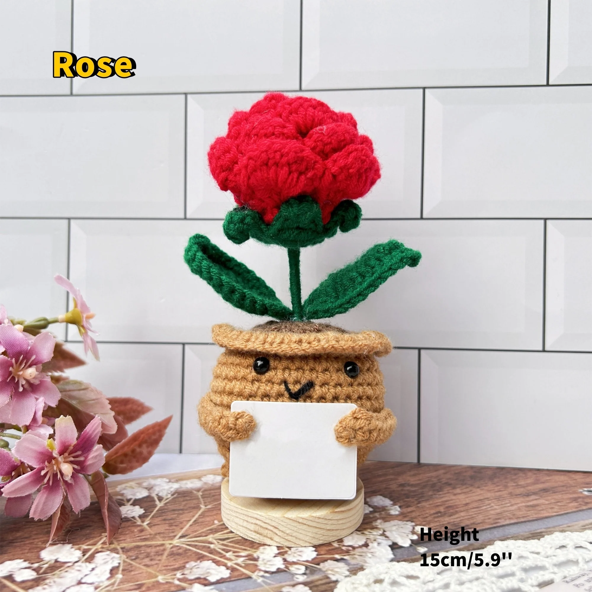 Personalized Gift For Teacher Thank You For Helping Me Grow Crochet Plant LM32 893797 - Image 10
