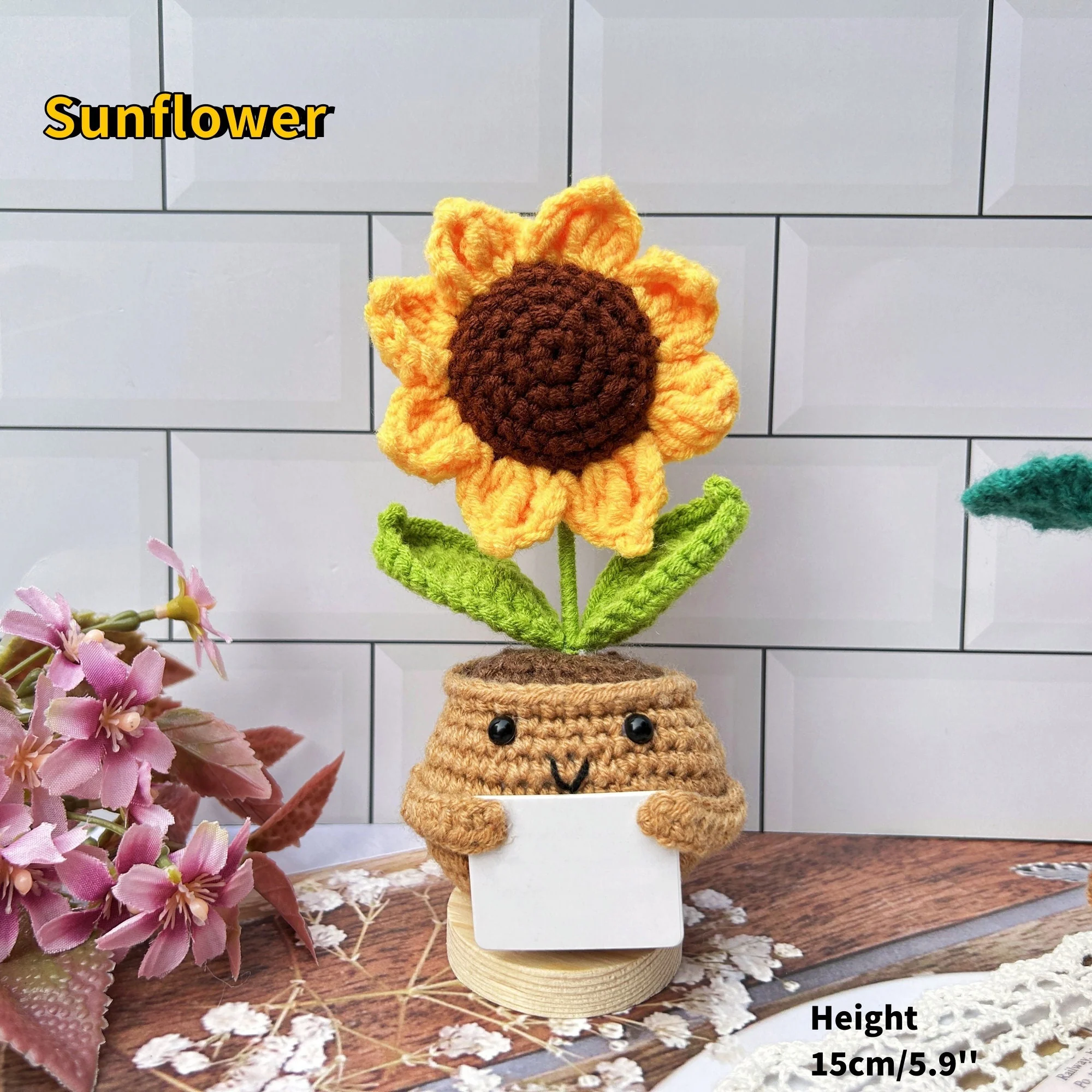 Personalized Gift For Teacher Thank You For Helping Me Grow Crochet Plant LM32 893797 - Image 8