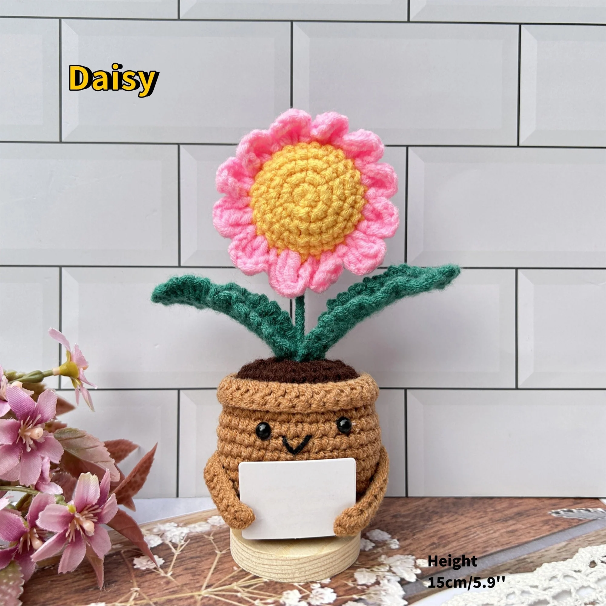 Personalized Gift For Teacher Thank You For Helping Me Grow Crochet Plant LM32 893797 - Image 9