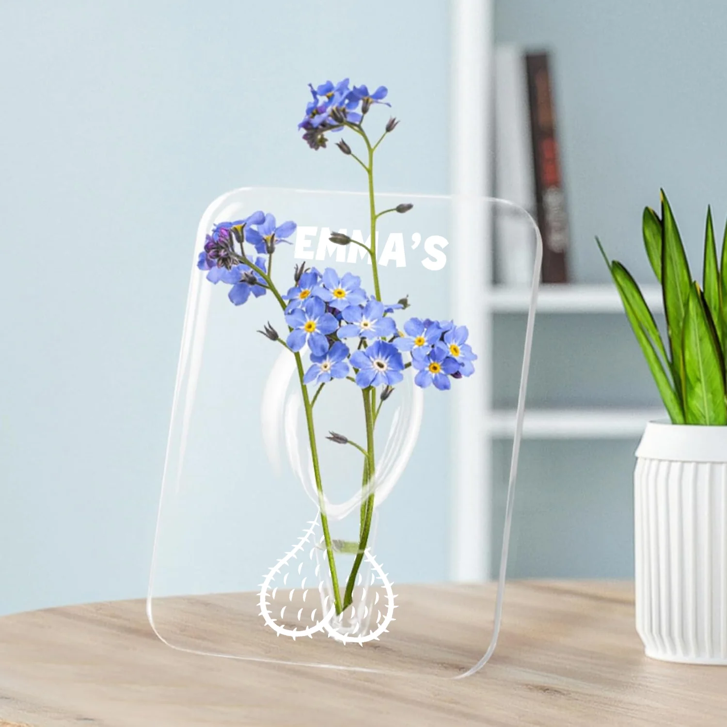 Personalized Gift Funny Acrylic Flower Vase - Gift For Girlfriend, Wife, Lover LM32 897739 - Image 6