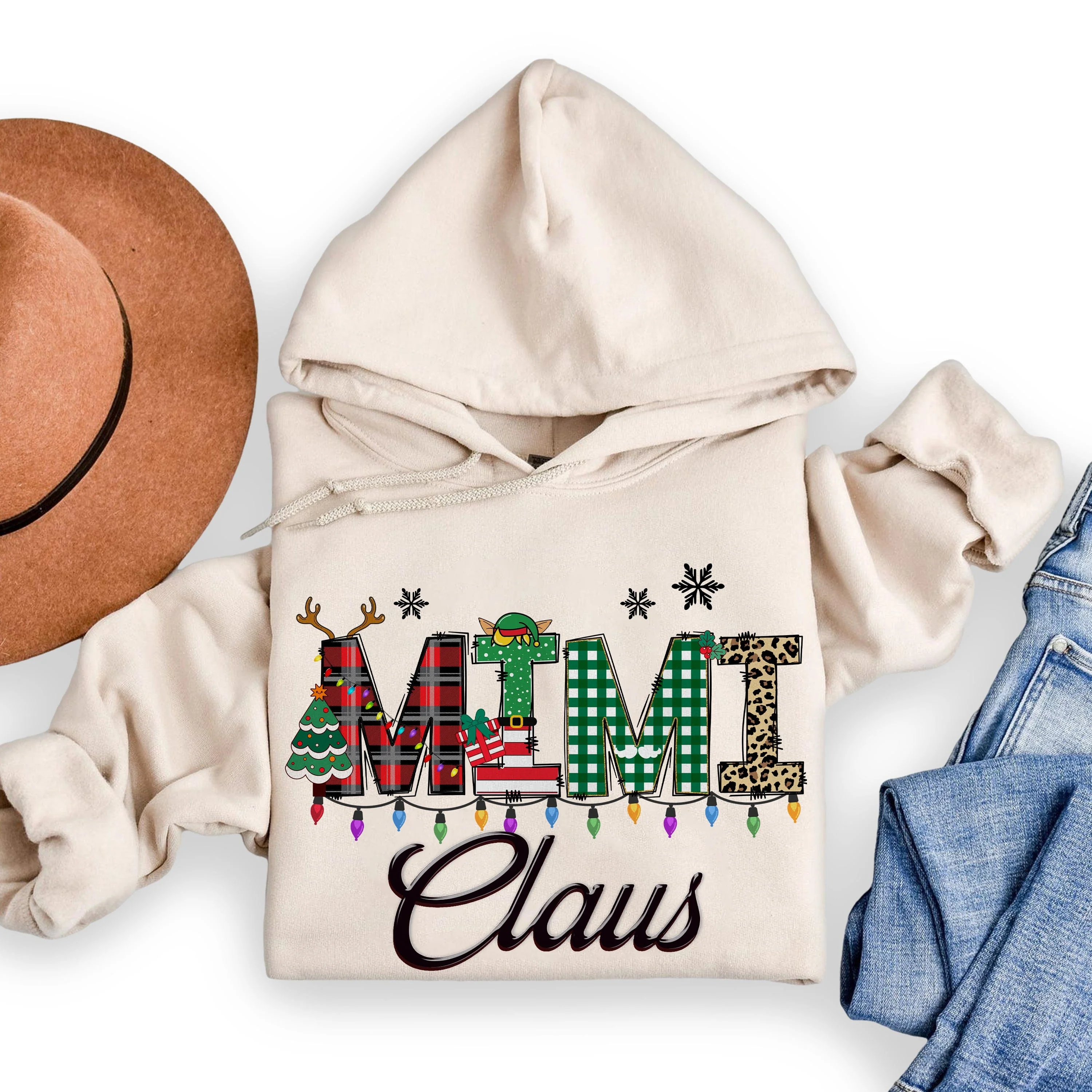 Personalized Gift Grandma Claus Christmas Sweatshirt For Family HO82 891767 - Image 2