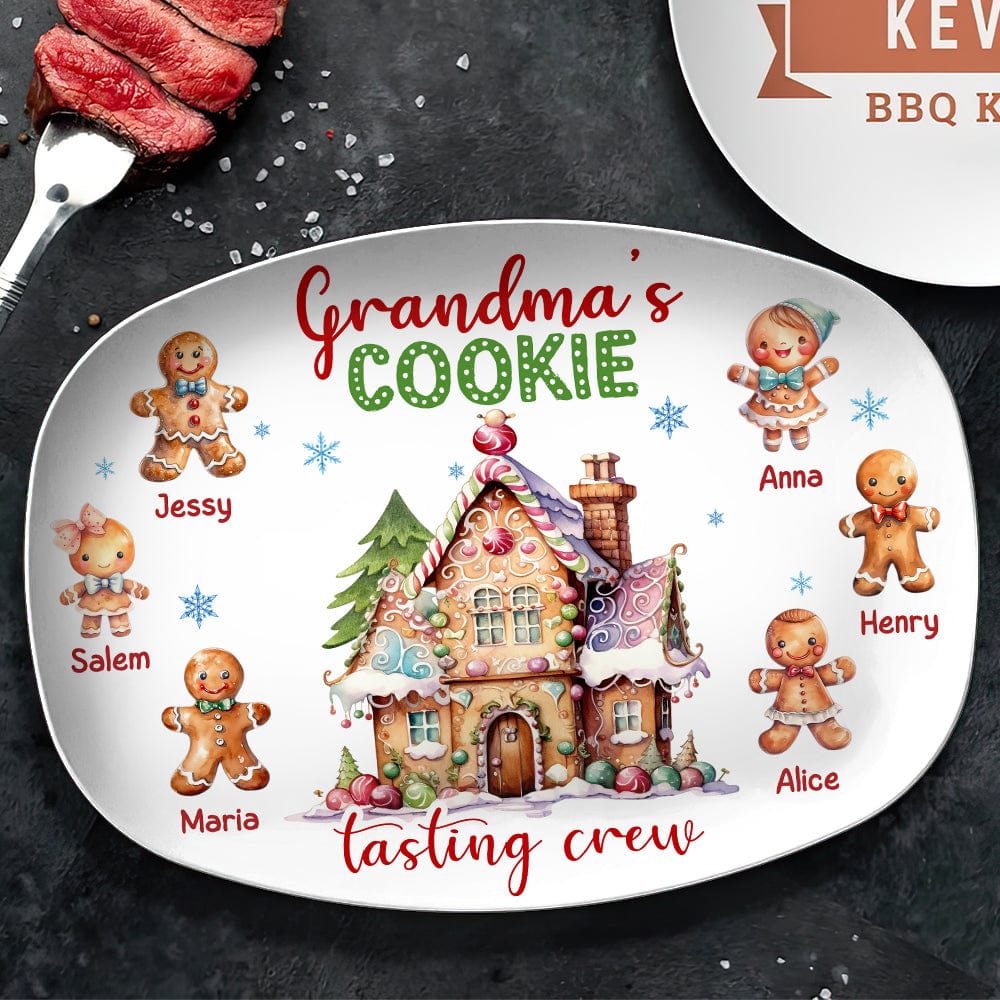 Personalized Gift Grandma's Cookie Tasting Crew Platter - Christmas Gift Idea HA75 891755