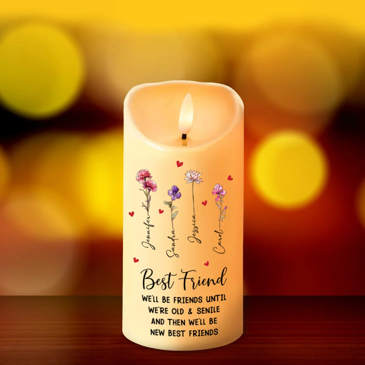 Personalized Gift I’m Here For You, No Matter What LED Candle For Bestie HA75 891835 - Image 4