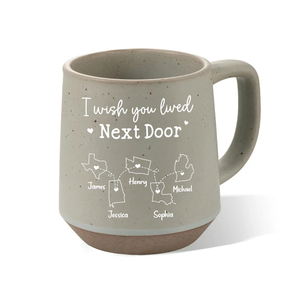 Personalized Gift I Wish We Lived Closer Bestie Printed Pottery Mug For Bestie LM32 891955 - Image 5
