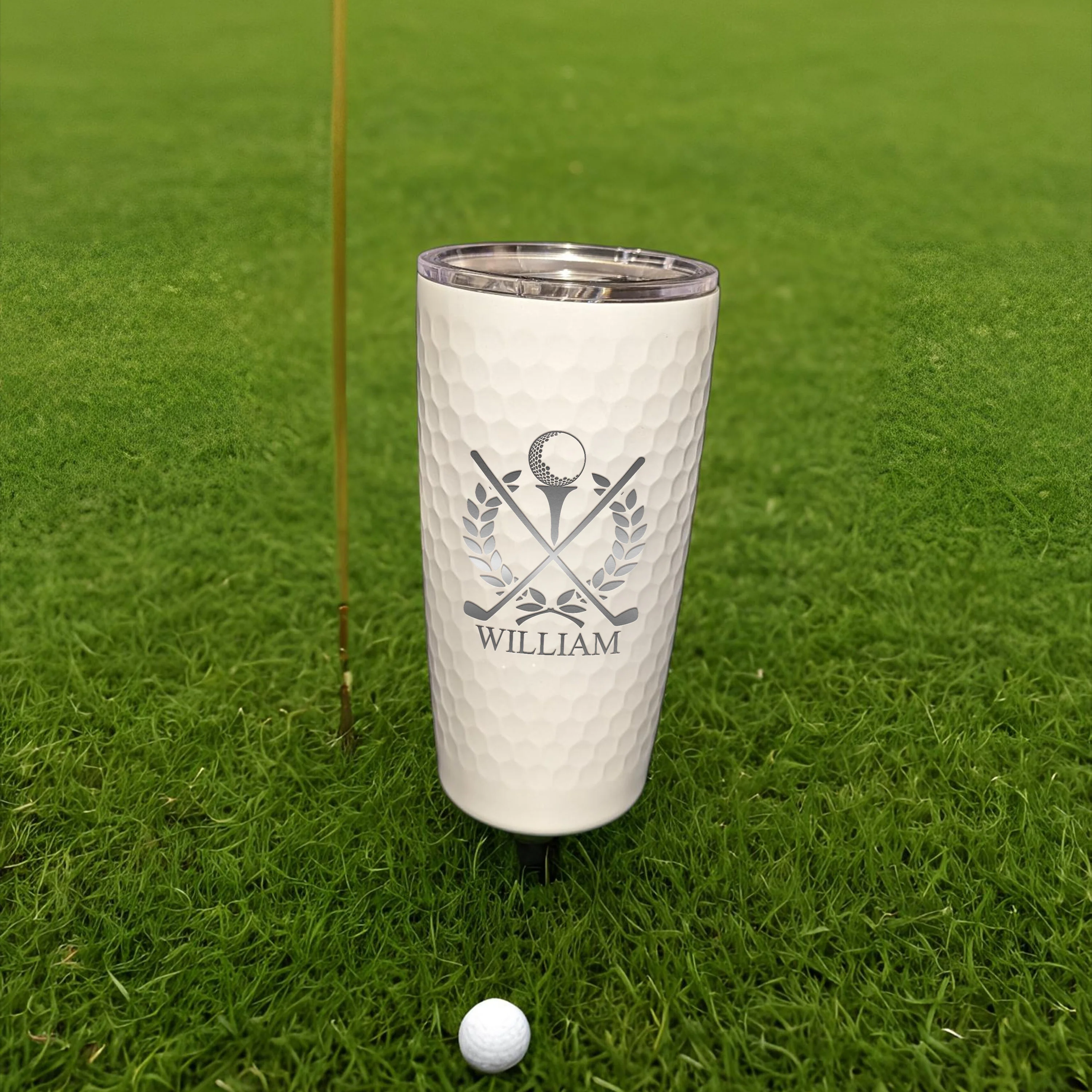 Personalized Gifts for Golfer, Viral Design White Golf Tumbler, Gift for Golf Lovers LM32 897595 - Image 7