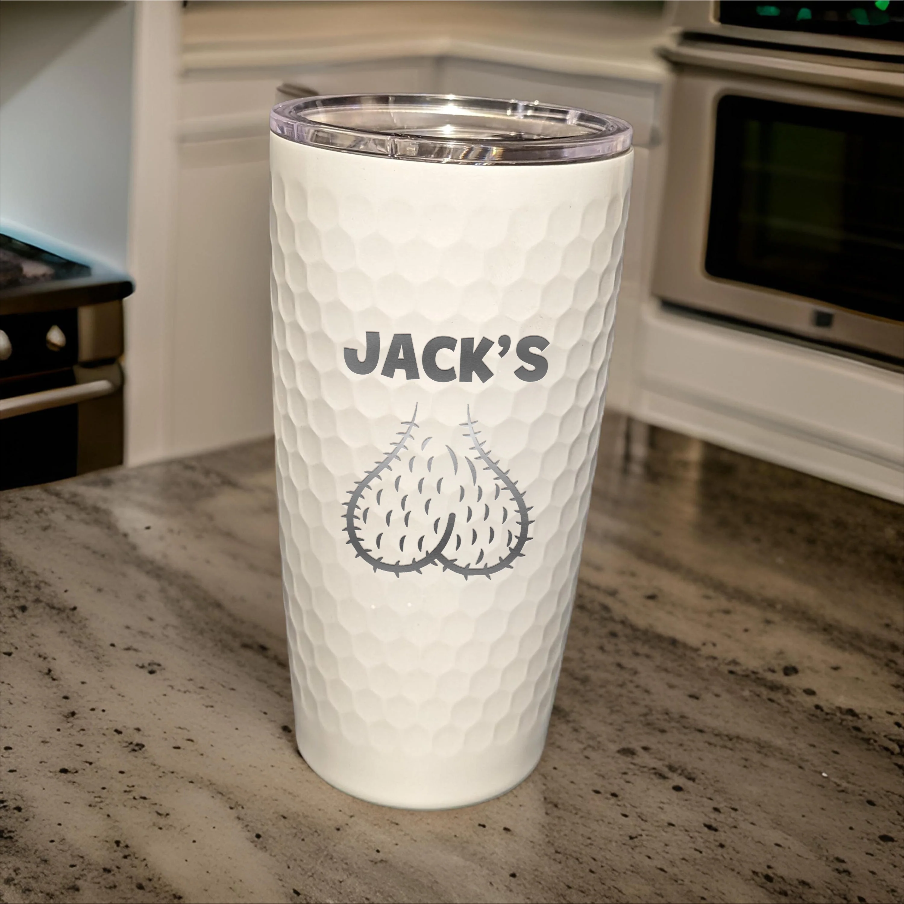 Personalized Gifts for Men, Funny Gift White Golf Tumbler, Gift for Golf Lovers LM32 897593 - Image 5