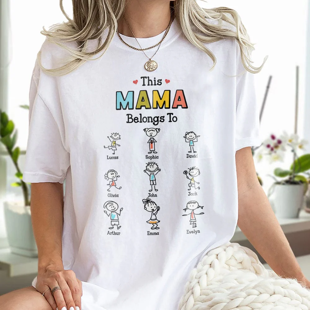 Personalized Grandma, Grandpa Belongs To Funny Kids Shirt LM32 893109 - Image 2