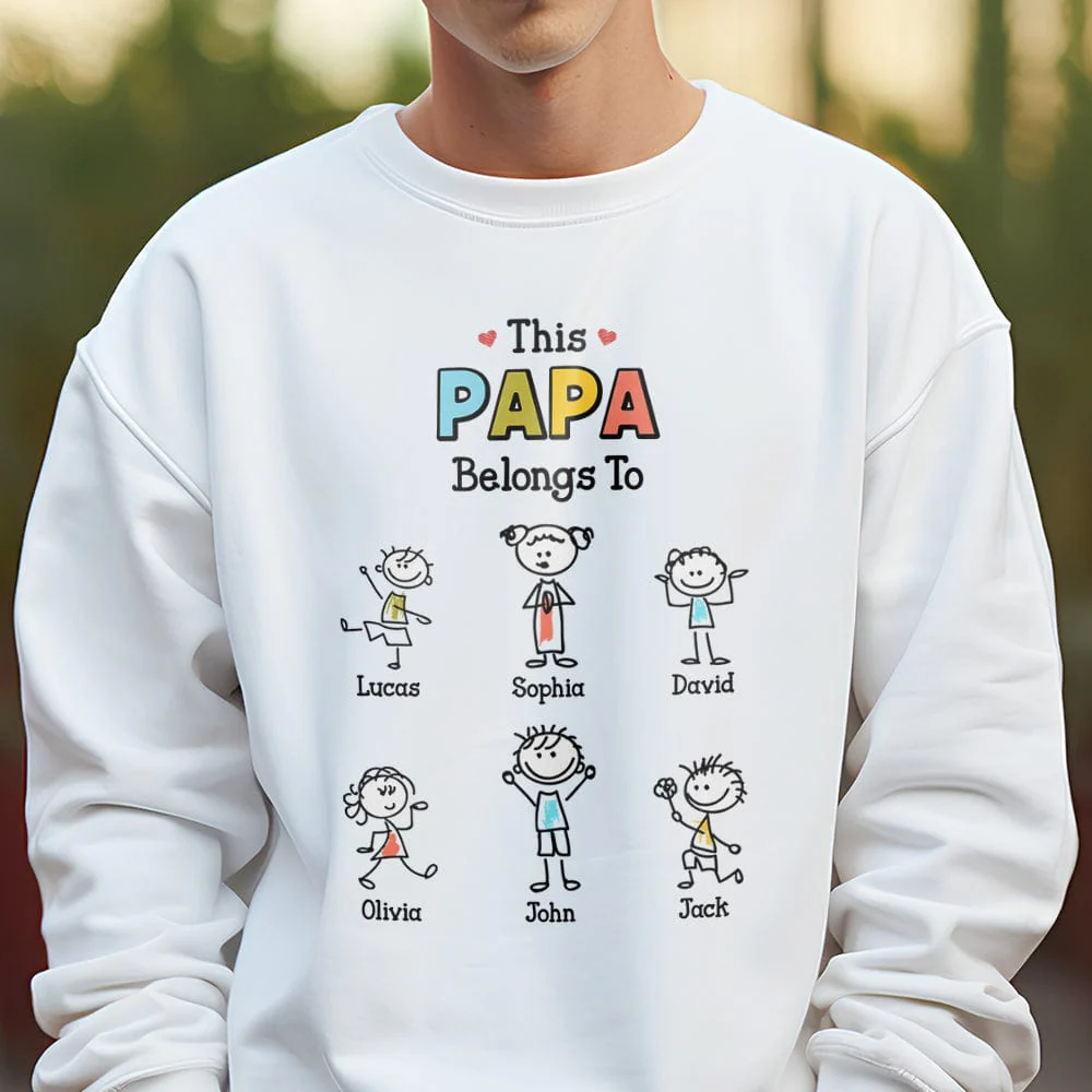 Personalized Grandma, Grandpa Belongs To Funny Kids Shirt LM32 893109 - Image 4
