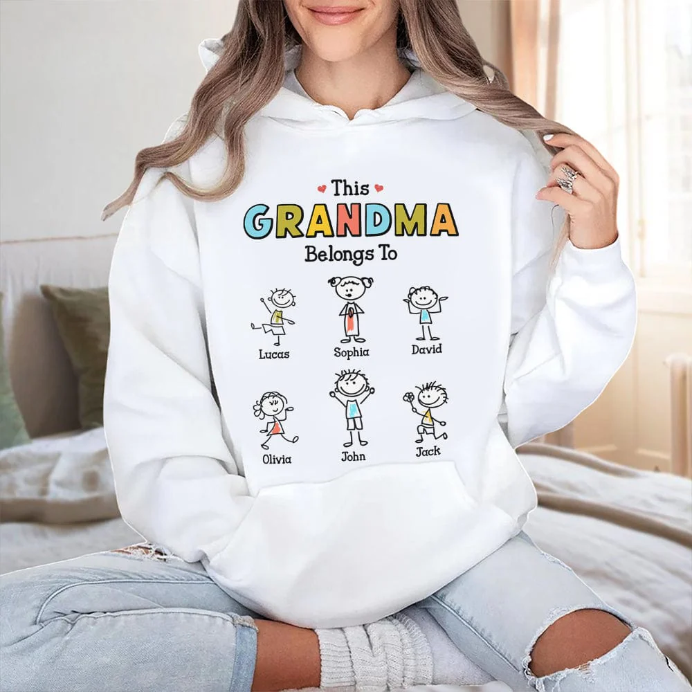 Personalized Grandma, Grandpa Belongs To Funny Kids Shirt LM32 893109 - Image 6
