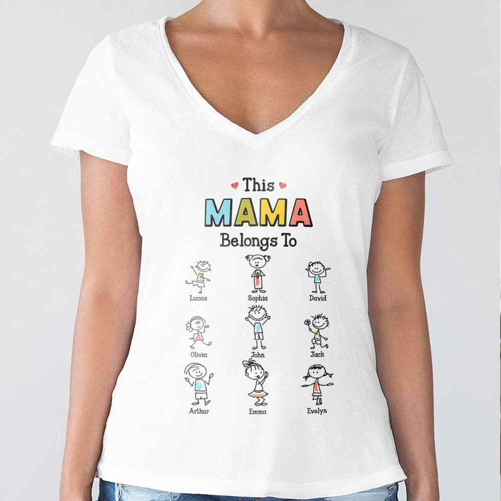 Personalized Grandma, Grandpa Belongs To Funny Kids Shirt LM32 893109 - Image 7