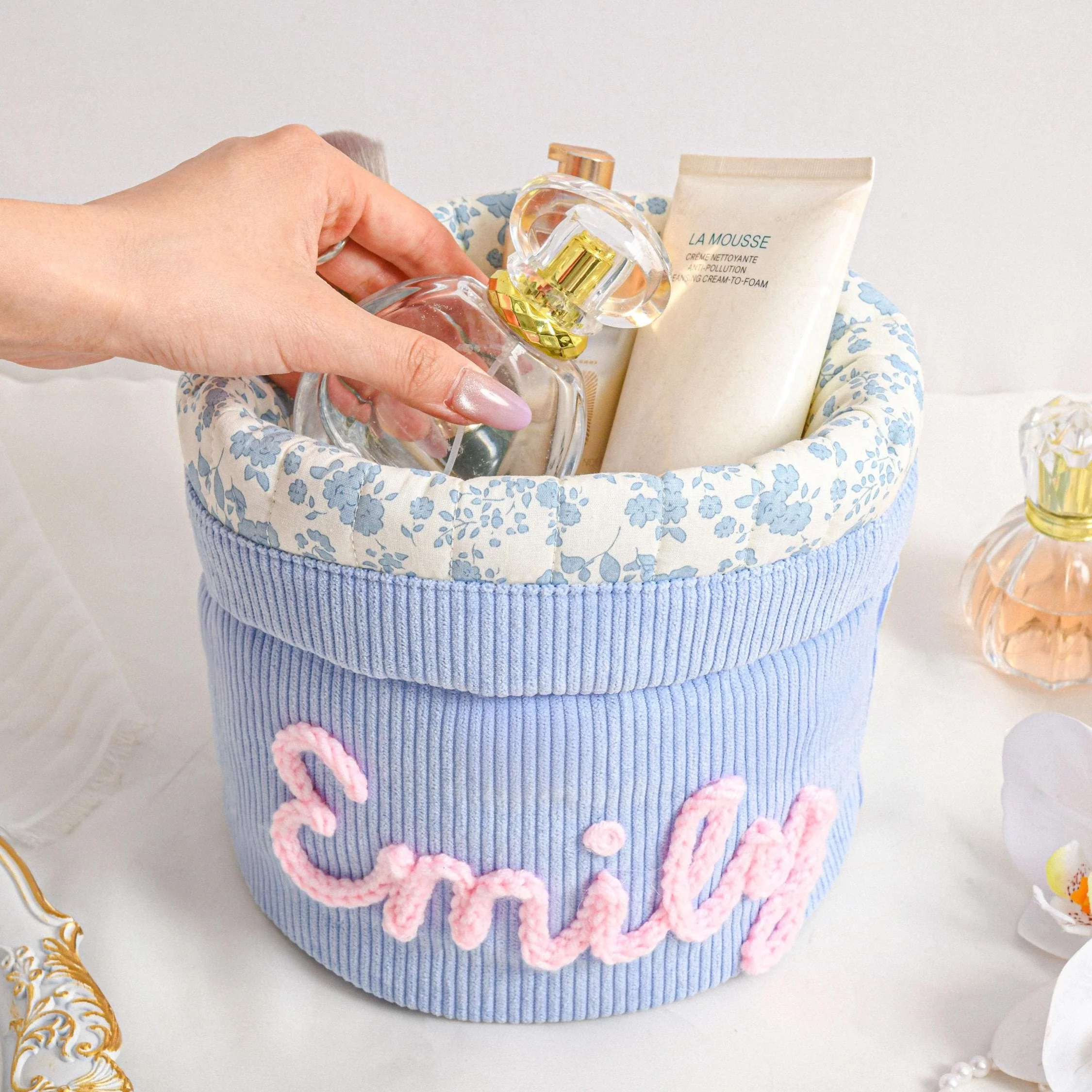 Personalized Large Capacity Makeup Bag, Toiletry Bag for Women, Her, Bachelorette Gift LM32 899791 - Image 6