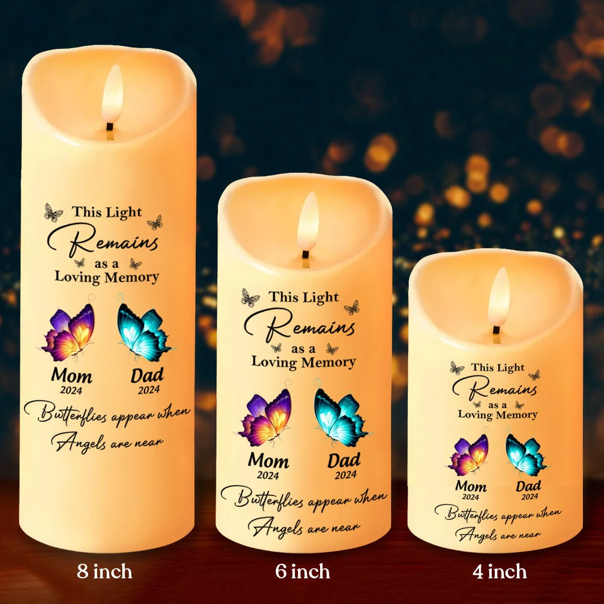 Personalized Memorial Gift This Light Remains As A Loving Memory LED Candle HA75 891833 - Image 5