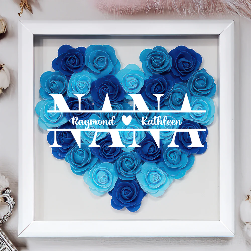 Personalized Mommy Flower Shadow Box For Mother's Day LM32 893279 - Image 3