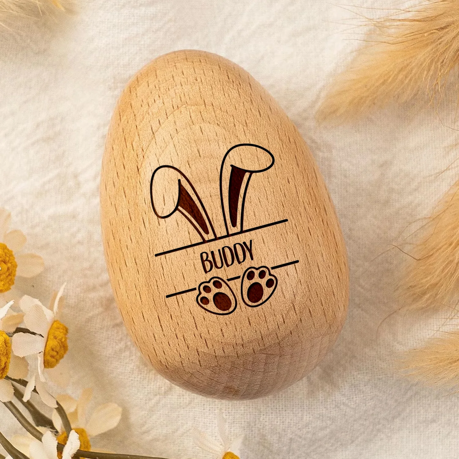 Personalized Musical Wooden Easter Egg Shakers - Gift For Kids, Baby First Easter LM32 897779 - Image 5