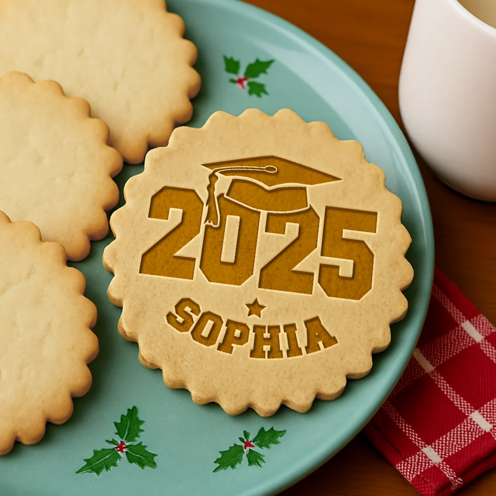 Personalized Name 2025 Graduation Keepsake Gift Cookie Stamp LM32 897437 - Image 2