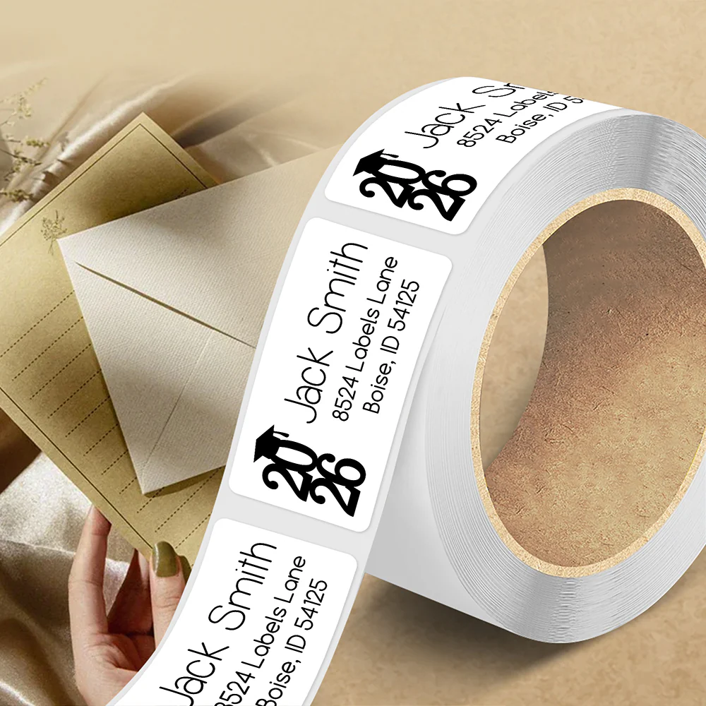 Personalized Name 2026 Graduation Party Address Labels Roll Sticker LM32 899333 - Image 4