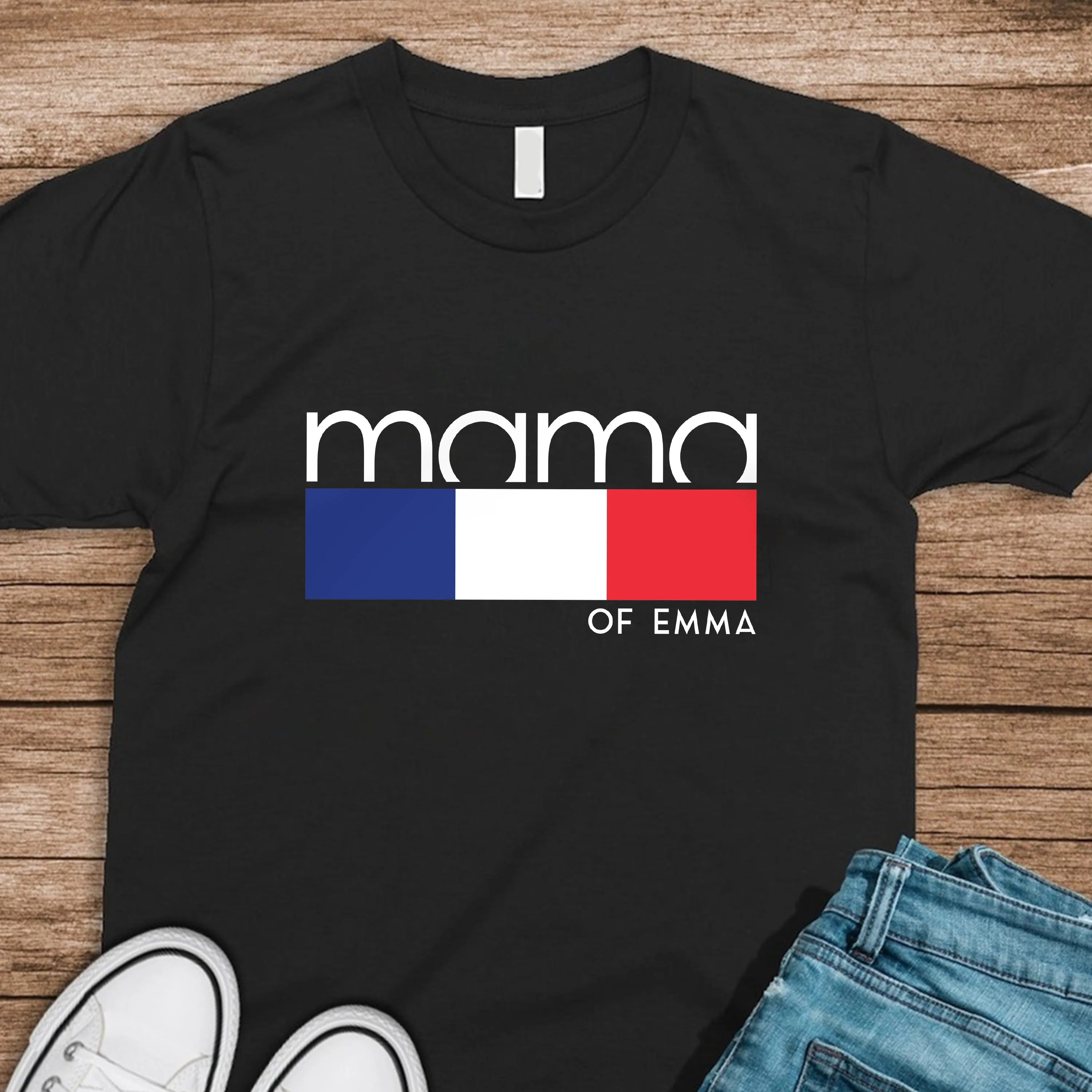 Personalized Name America Flag Dad Of Kid Dark Shirt LM32 899575 - Image 5