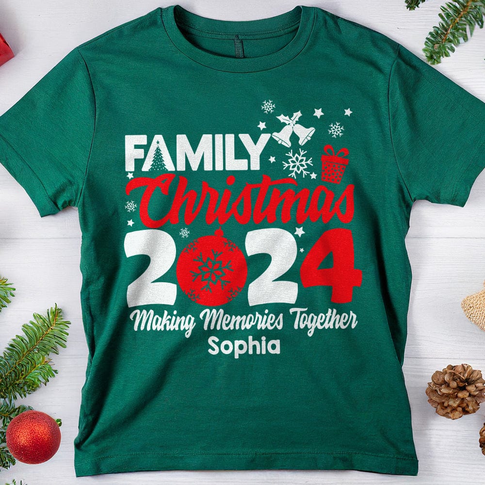 Personalized Name Family Christmas 2024 Making Memories Together Shirts TH10 891757 - Image 2