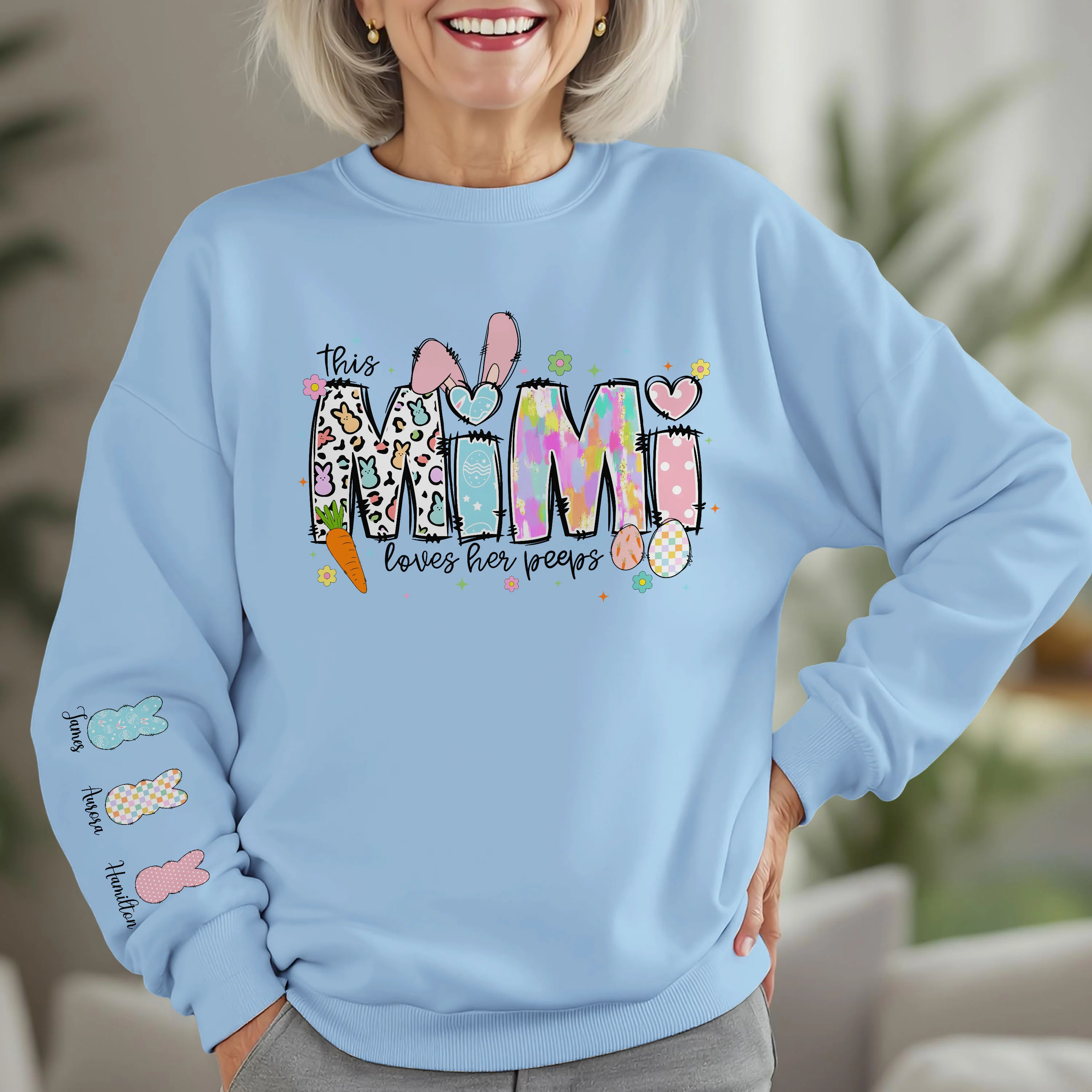 Personalized Name Grandma Gift For Mother's Day Sleeve Printed Sweatshirt LM32 893151 - Image 3