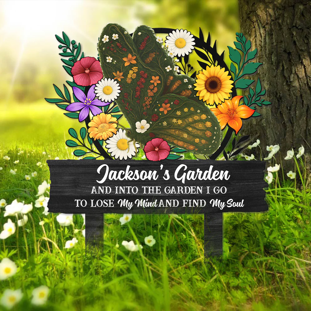 Personalized Name To Plant A Garden Is To Believe In Tomorrow Garden Stake LM32 893757 - Image 2