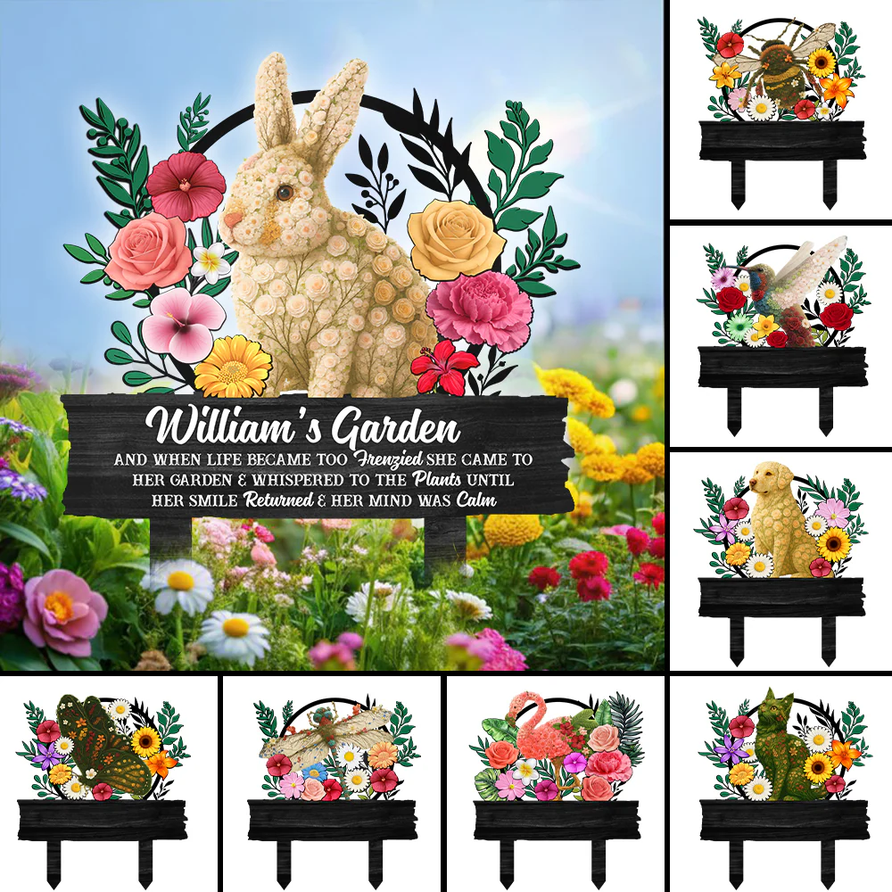 Personalized Name To Plant A Garden Is To Believe In Tomorrow Garden Stake LM32 893757 - Image 6