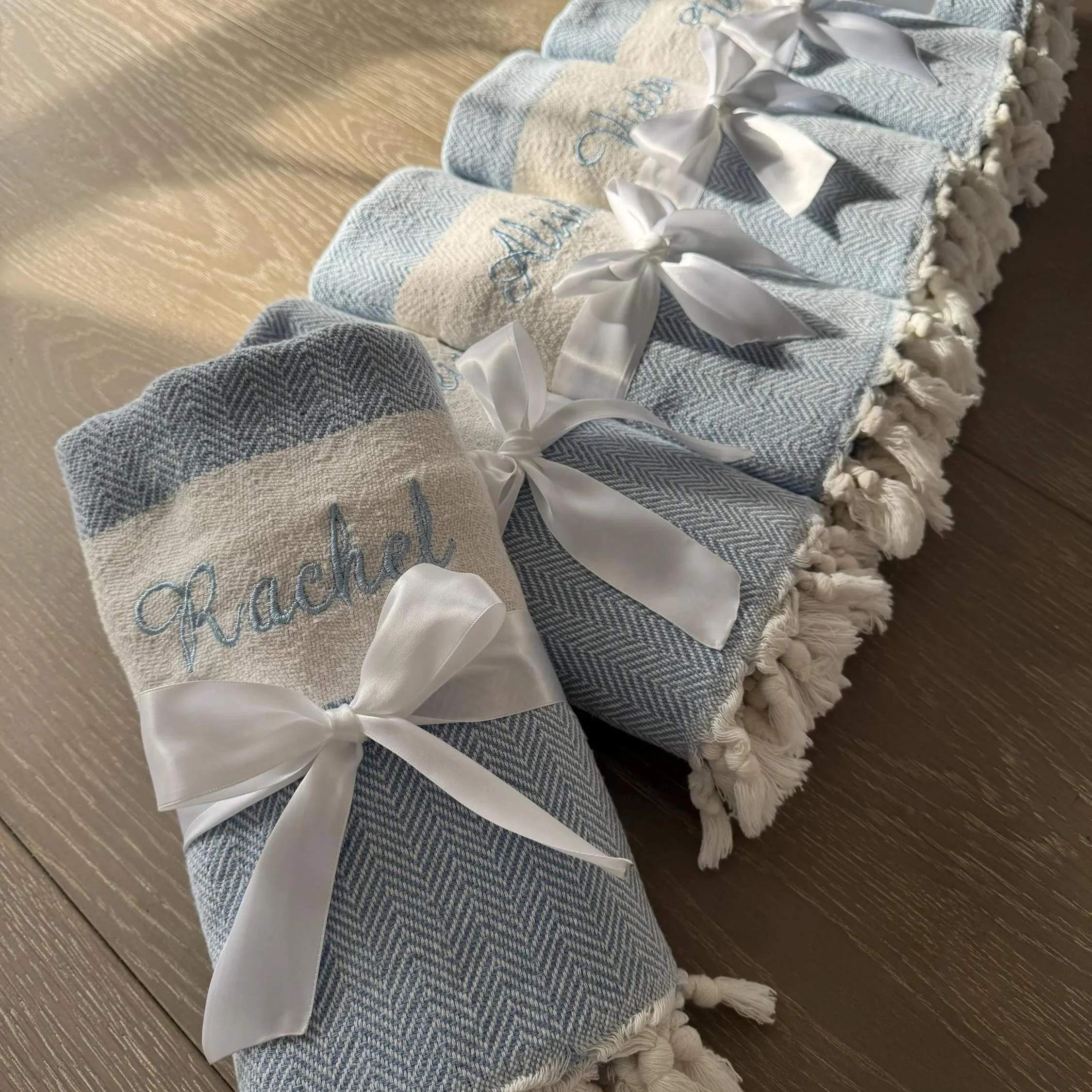 Personalized Name Turkish Beach Towel, Pool Towel- Holiday Gift, Party Gifts, Mother's Day, Bachelorette Favor Towel Gift LM32 899897 - Image 5