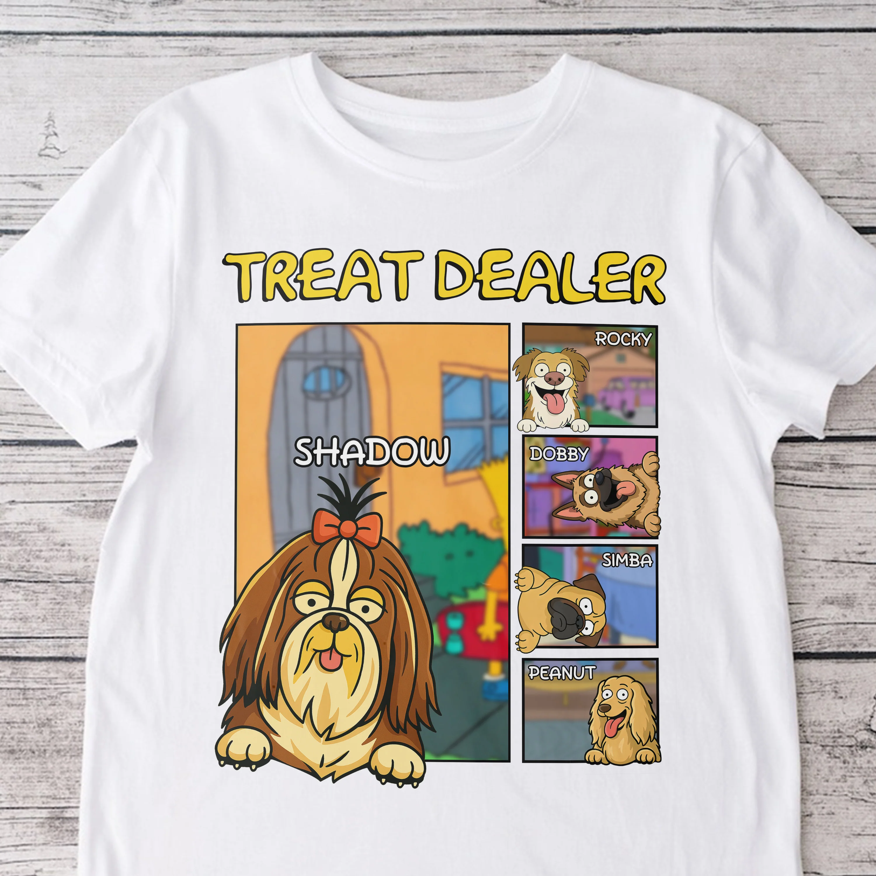 Personalized Treat Dealer For Dog Lovers Bright Shirt LM32 893359 - Image 6