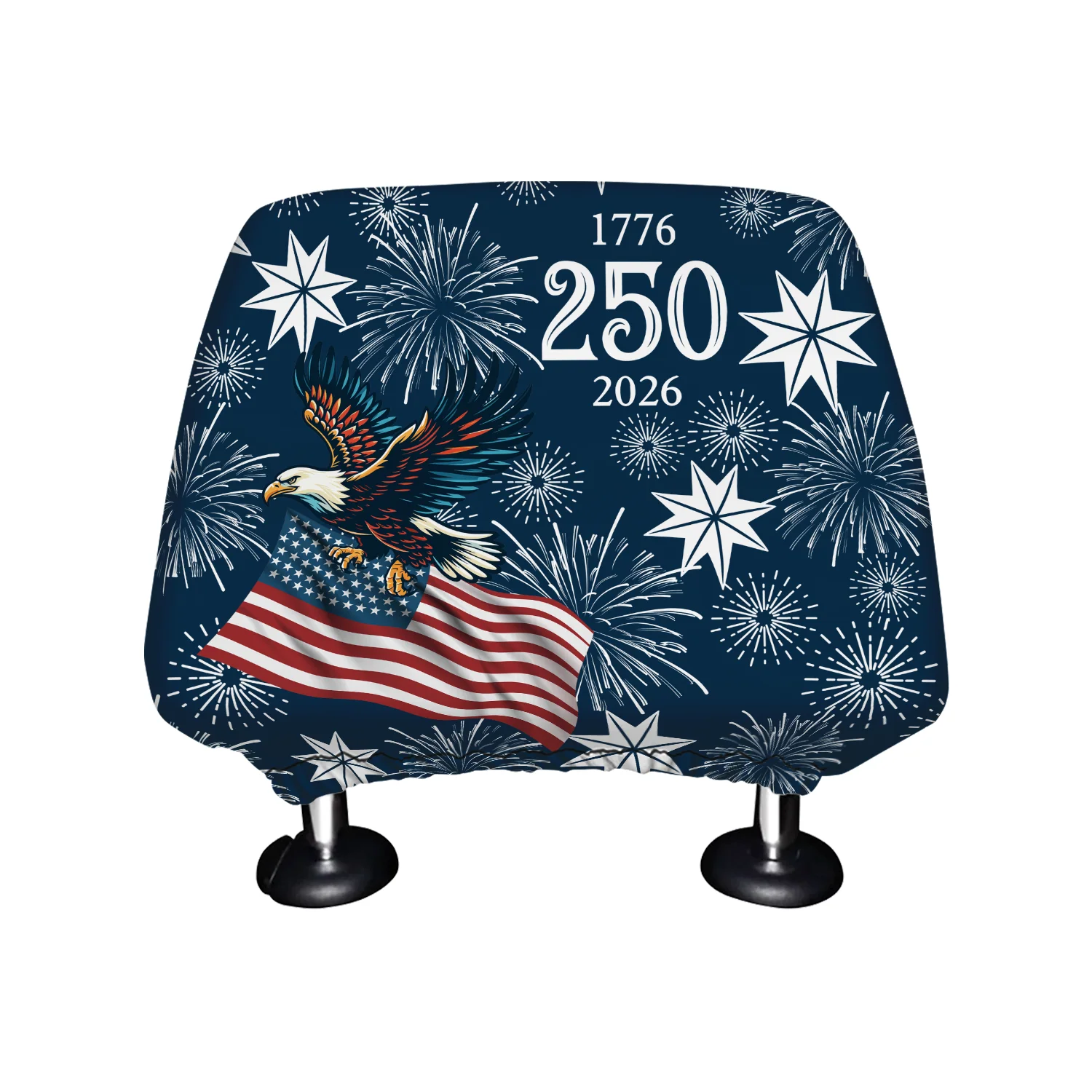 Personalized USA 250 Anniversary Eagle 1776-2026 Car Headrest Covers LM32 899561 - Image 7