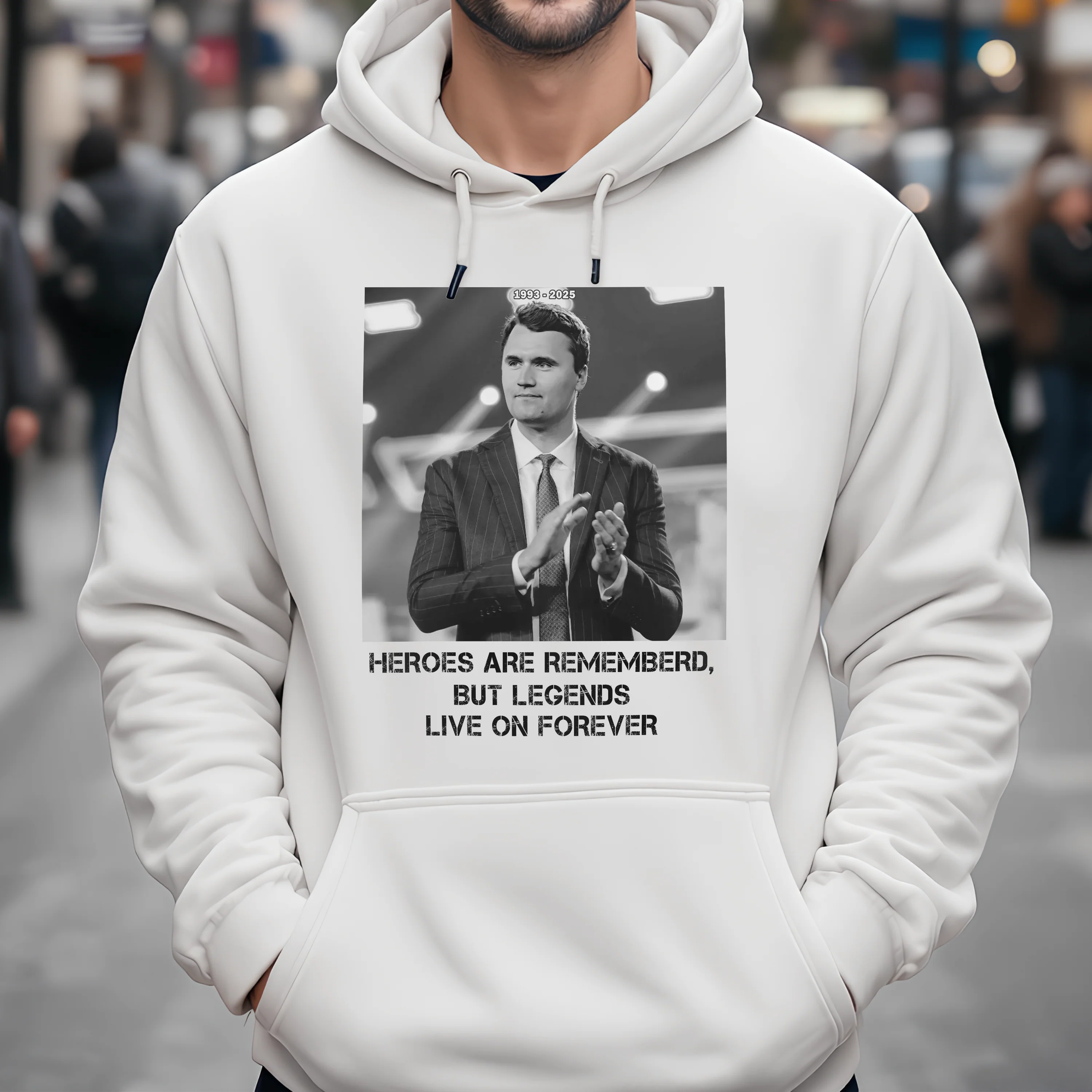 Pray For Charlie Kirk - Legends Live On Forever Bright Shirt LM32 65401 - Image 5