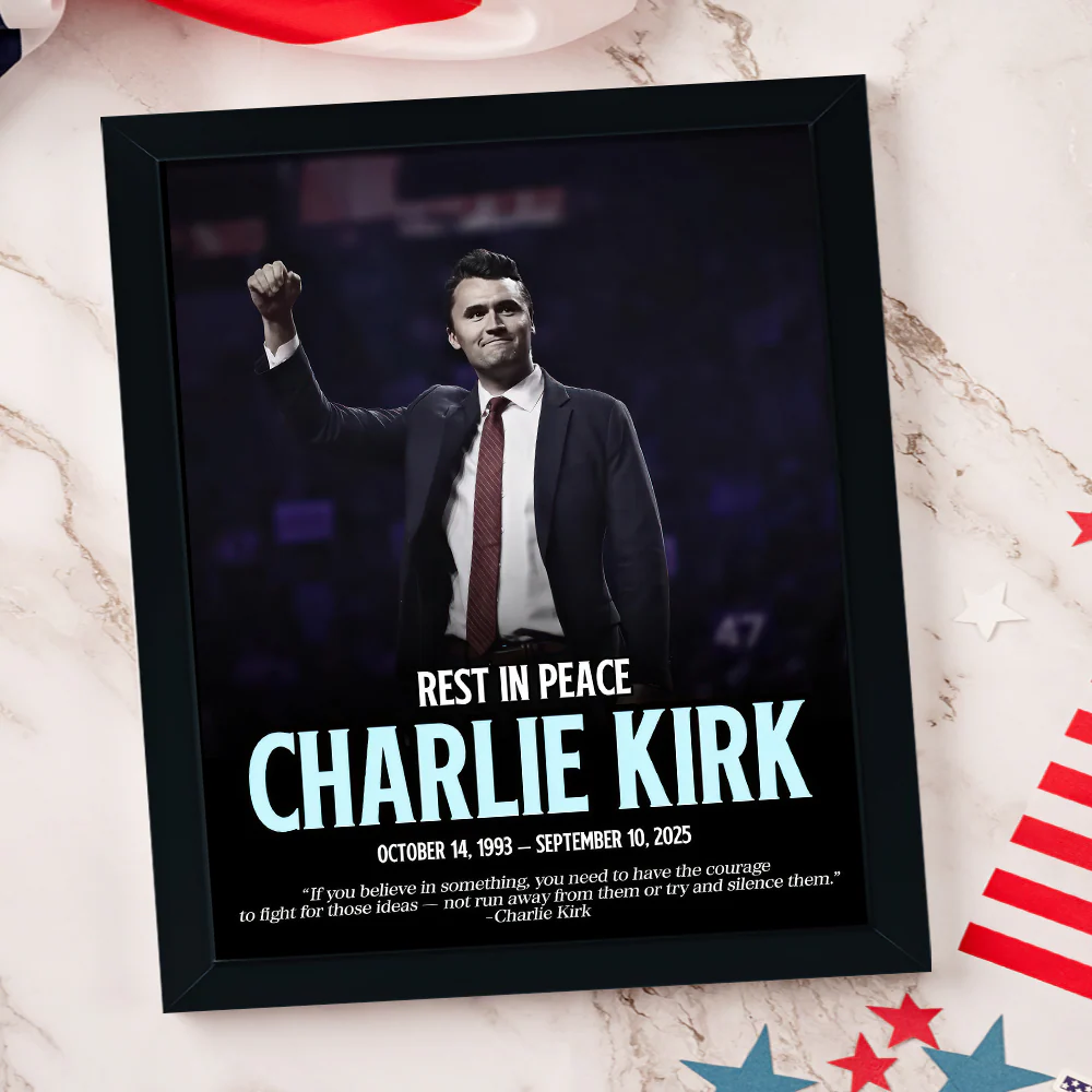 Rest In Peace Charlie Kirk Memorial Picture Frame LM32 65565 - Image 2