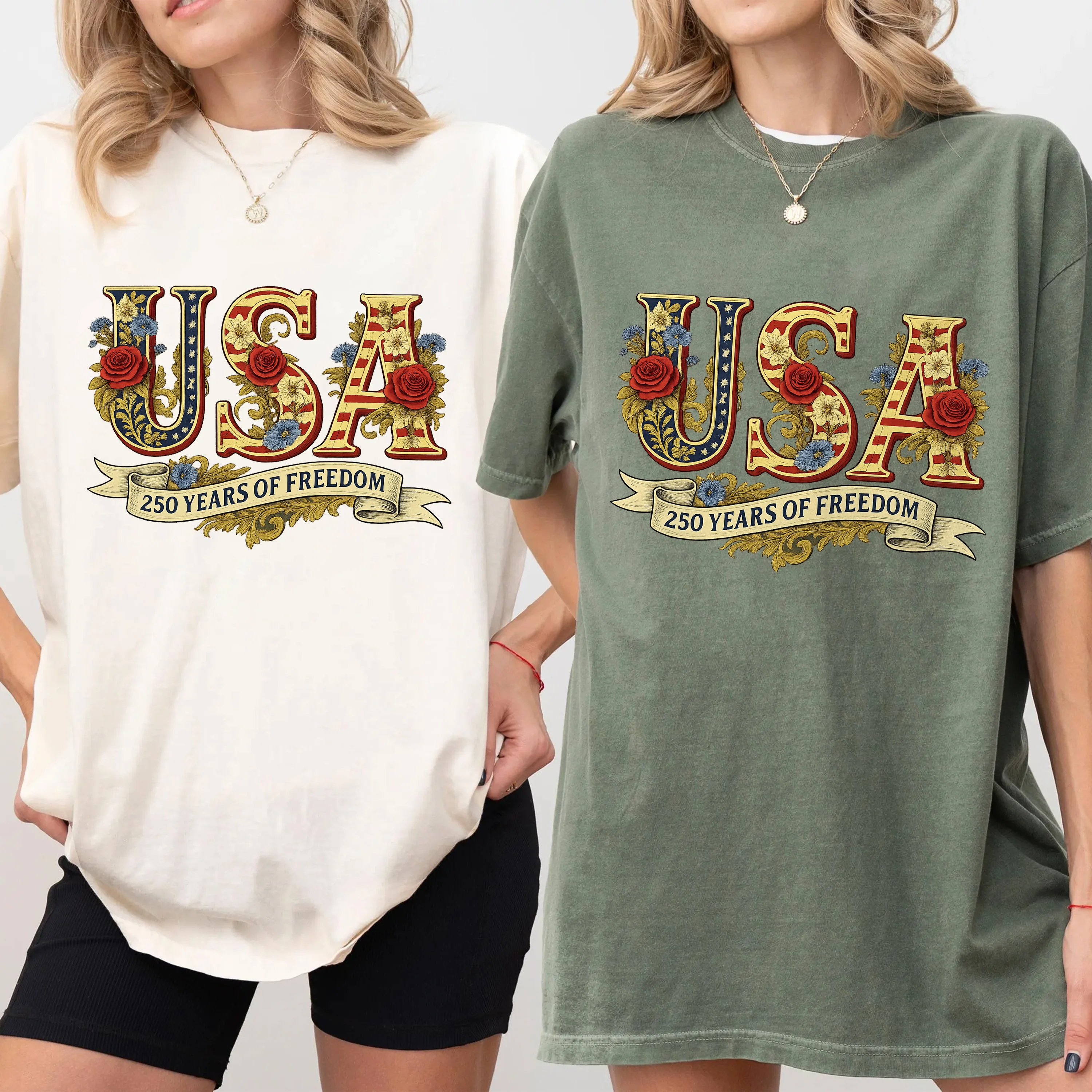 Retro USA 250 Comfort Shirt, Independence Day Shirt, Celebrate 250th Anniversary LM32 897911 - Image 2