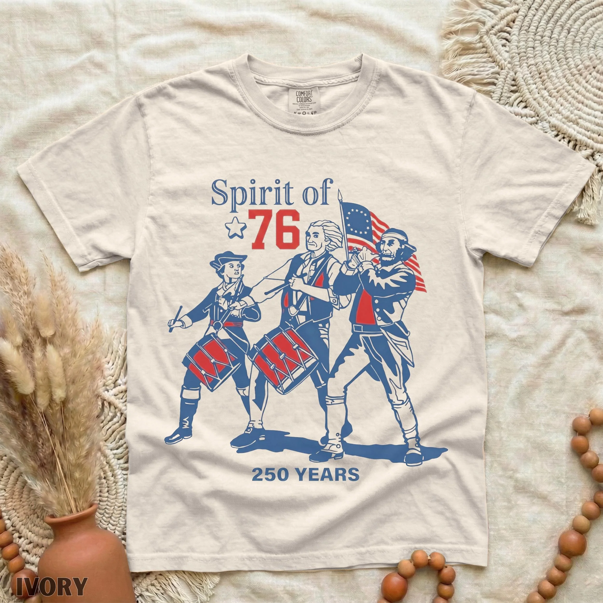 Spirit of 76, USA 250 Anniversary Shirt, Vintage 1776 Comfort Shirt LM32 669031 - Image 6