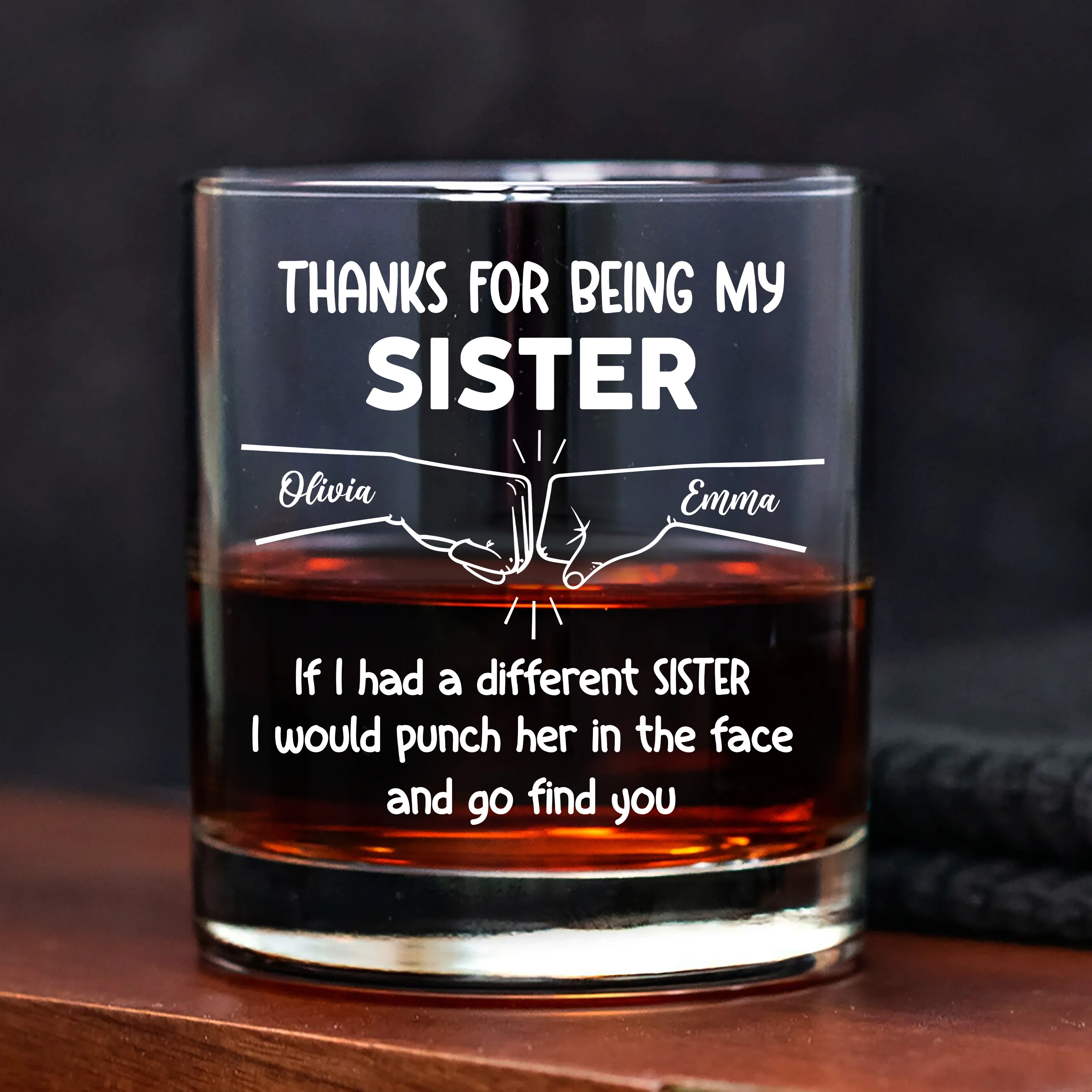 Thank For Being My Brother Personalized Whiskey Glass LM32 895201 - Image 5