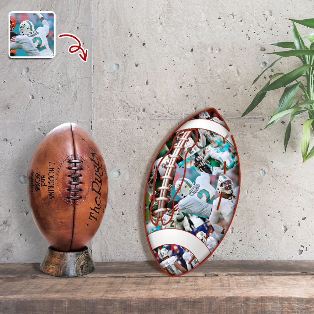 The Photo Collage And Football Wood Frame For Sport Lover LM32 897169 - Image 3