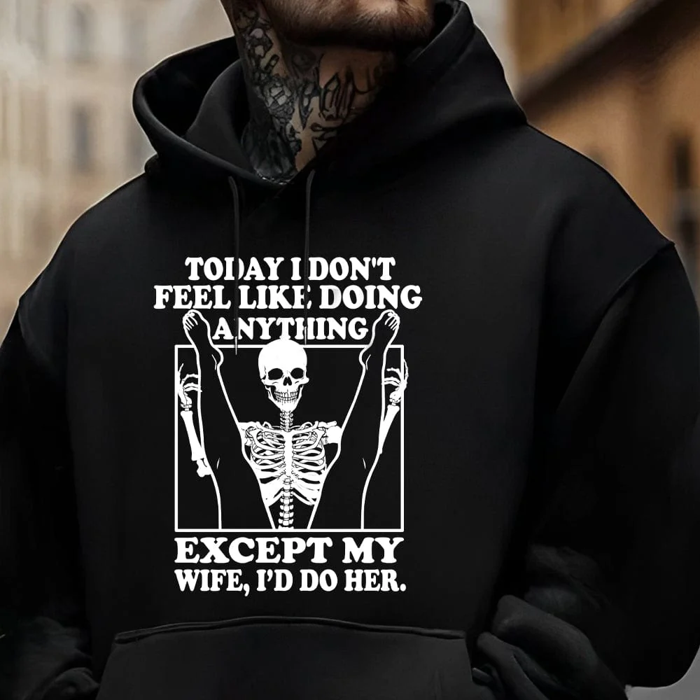 Today I Don't Feel Like Doing Anything Except My Wife FrontSide Dark Shirt K288 LM32 893025 - Image 2