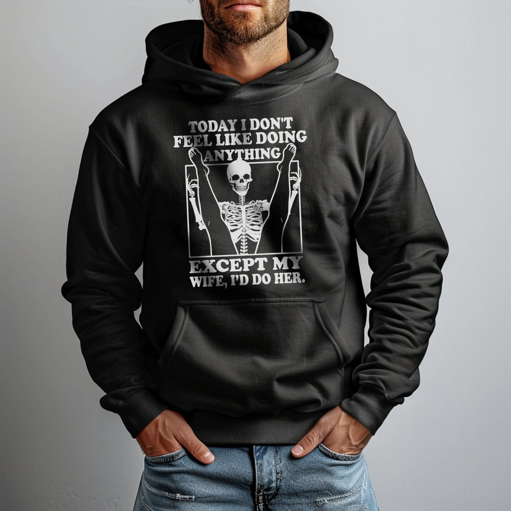 Today I Don't Feel Like Doing Anything Except My Wife FrontSide Dark Shirt K288 LM32 893025 - Image 4
