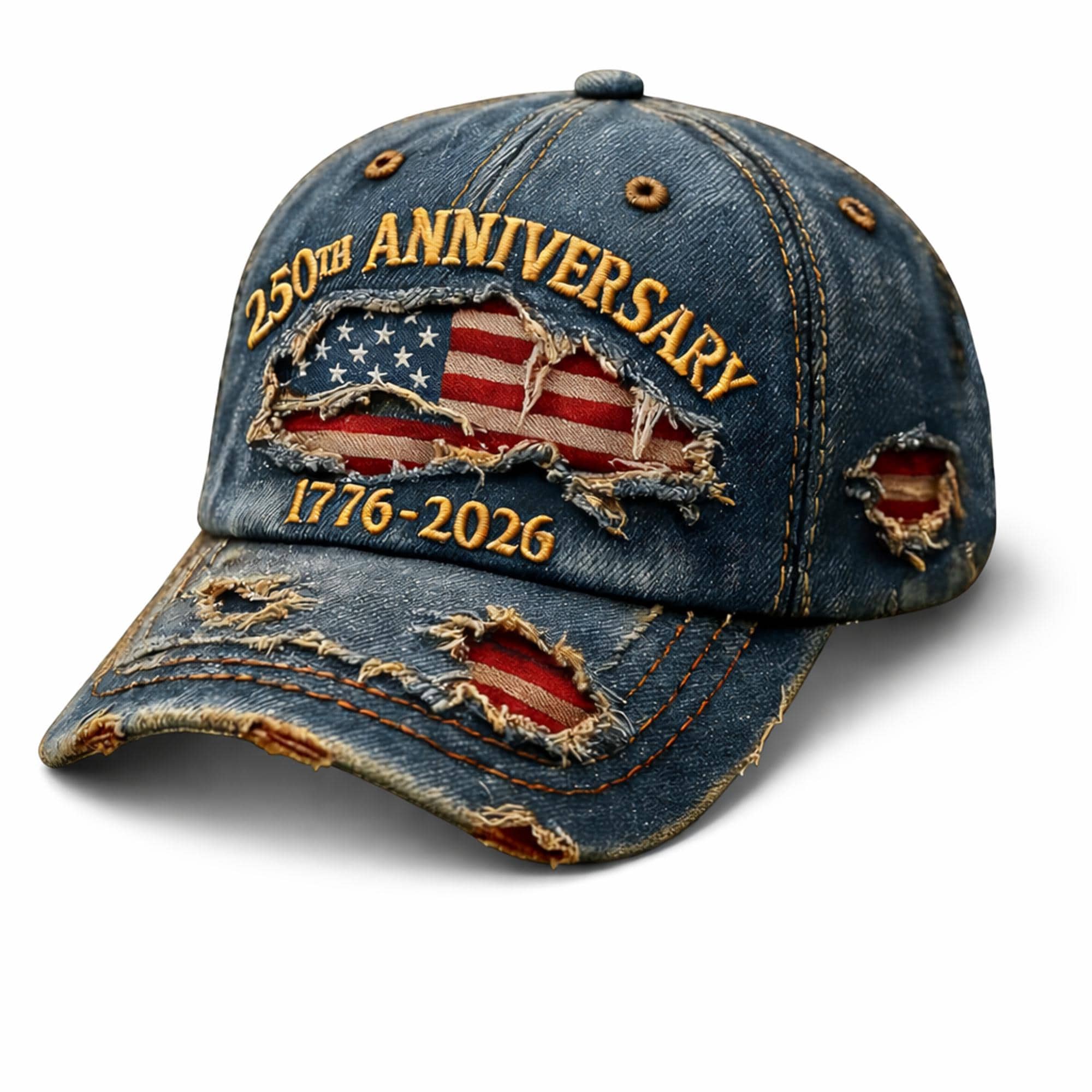 USA 250th Anniversary Hat 1776-2026, American Flag Independence Day Cap LM32 669029 - Image 2