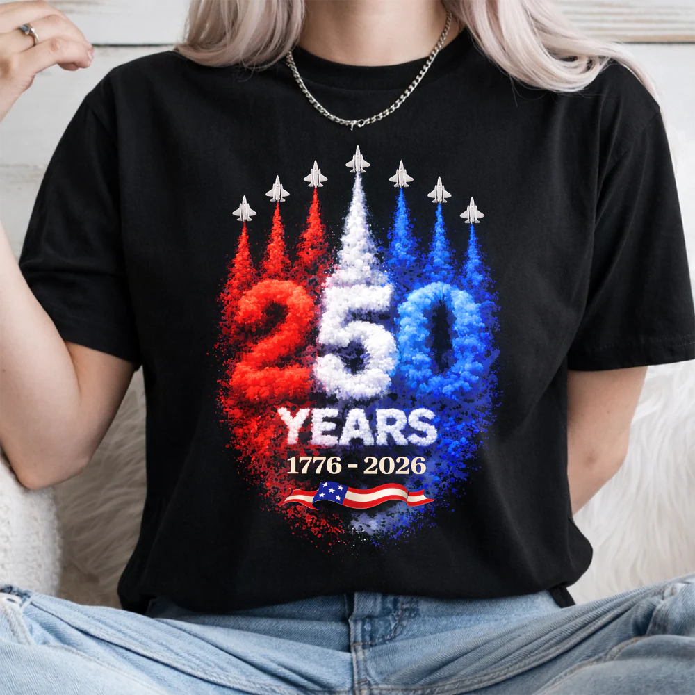 USA 250th Anniversary Rocket – America Rising Freedom Patriotic Dark Shirt LM32 899383 - Image 7