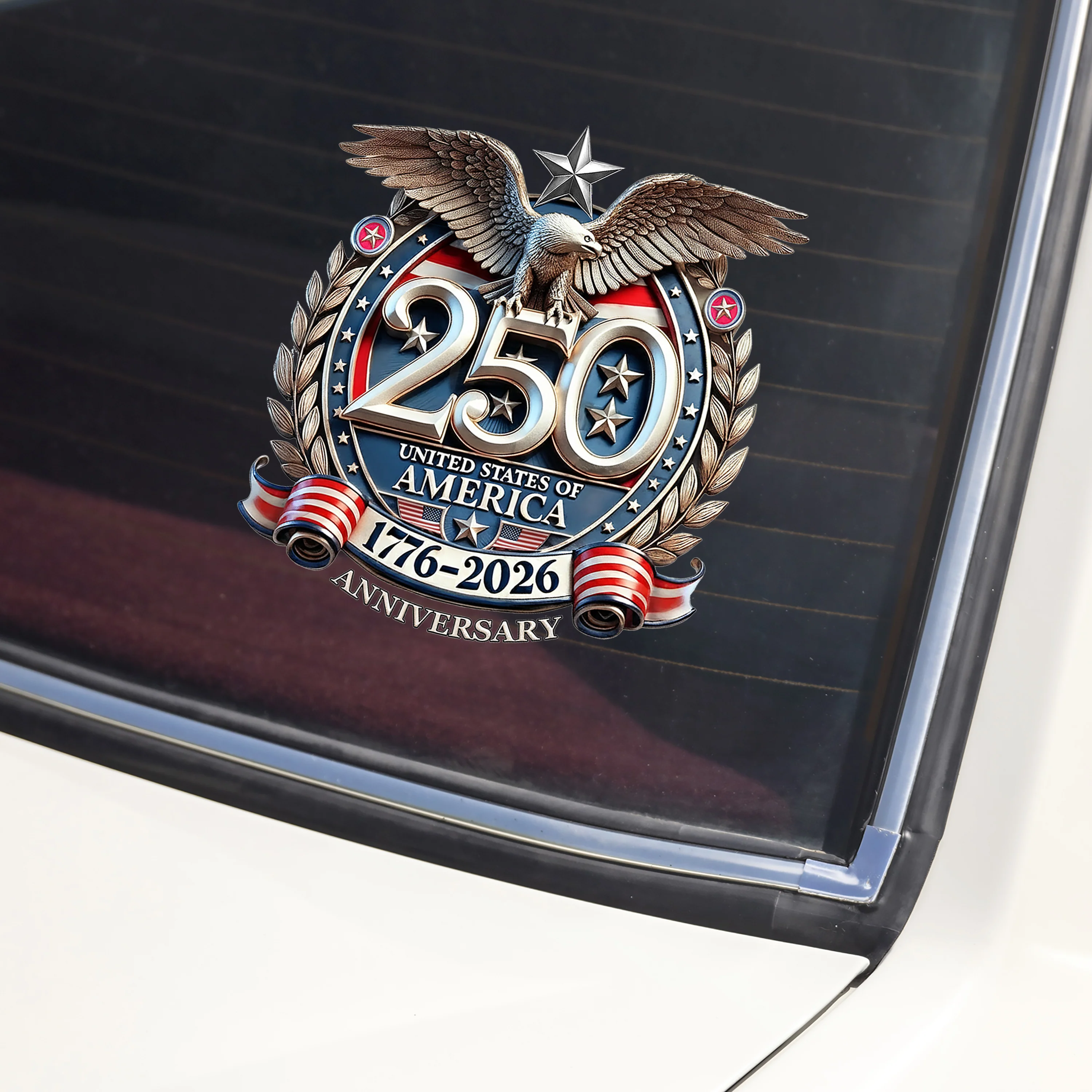 USA Eagles 250th Anniversary Semiquincentennial 1776-2026 Car Window Decal Sticker LM32 897759 - Image 4