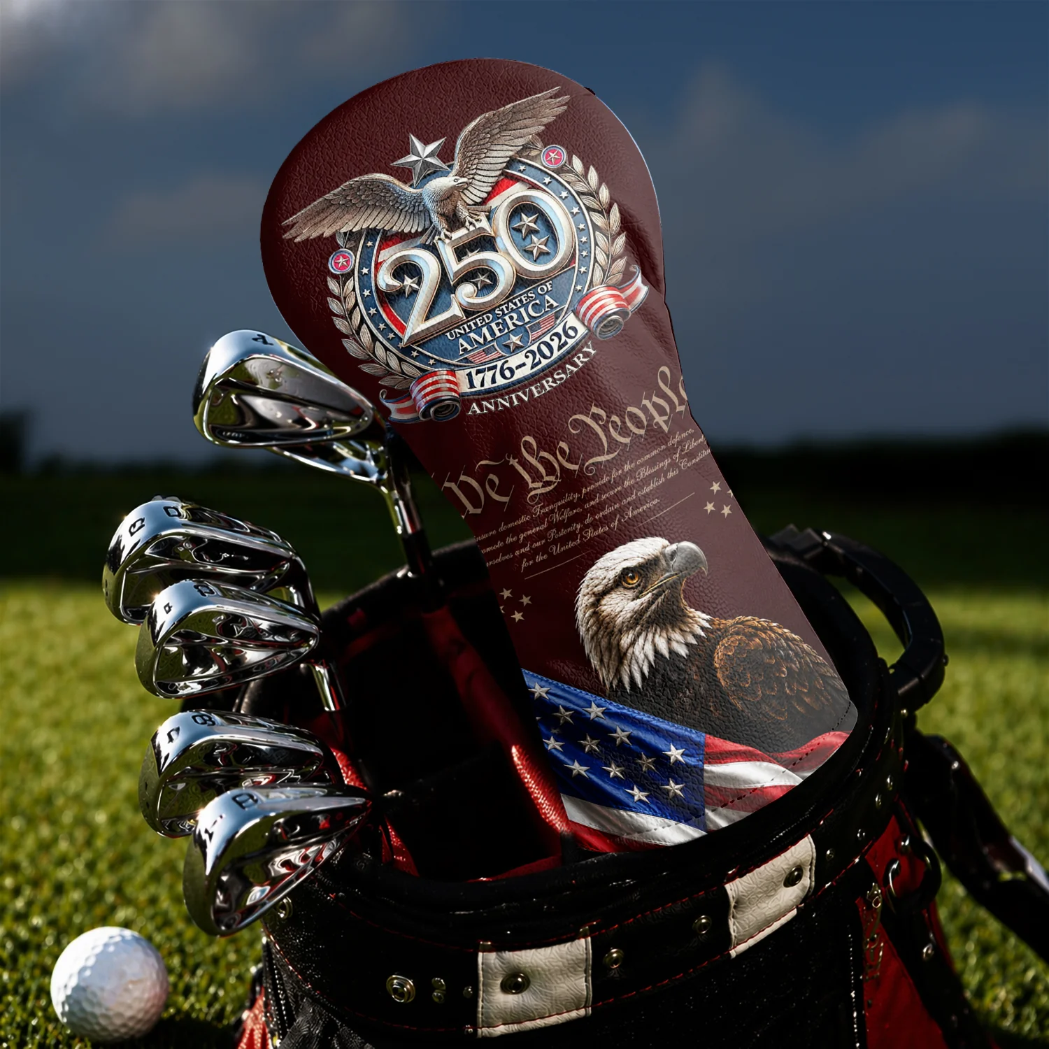 USA Eagles 250th Anniversary Semiquincentennial 1776-2026 Golf Head Cover - Gift For Golf Lovers LM32 668941 - Image 4