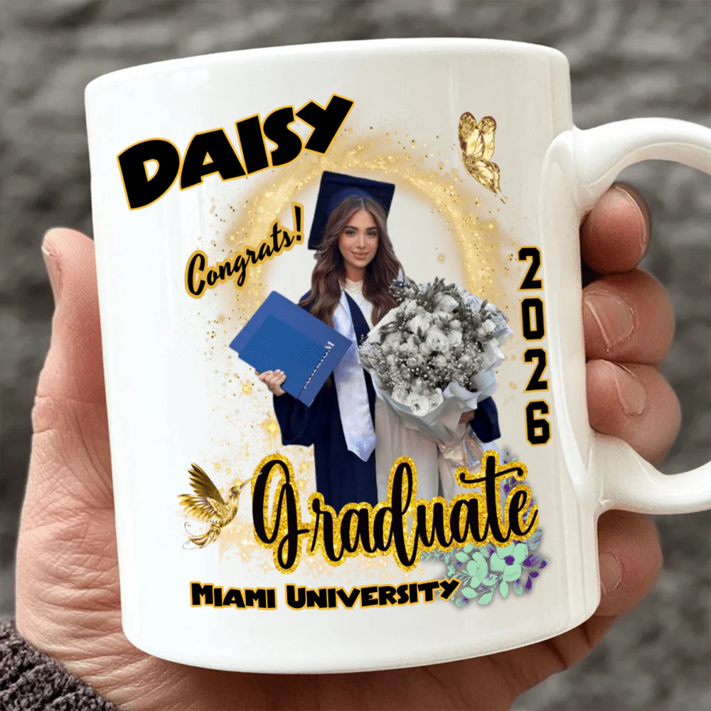 Custom Photo Graduation 2026 White Mug - Unique Keepsake Gift for Proud Grads LM32 893047