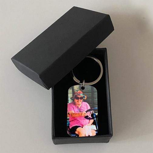 Mom Grandma Custom Year Photo Birthday Keychain - Image 2