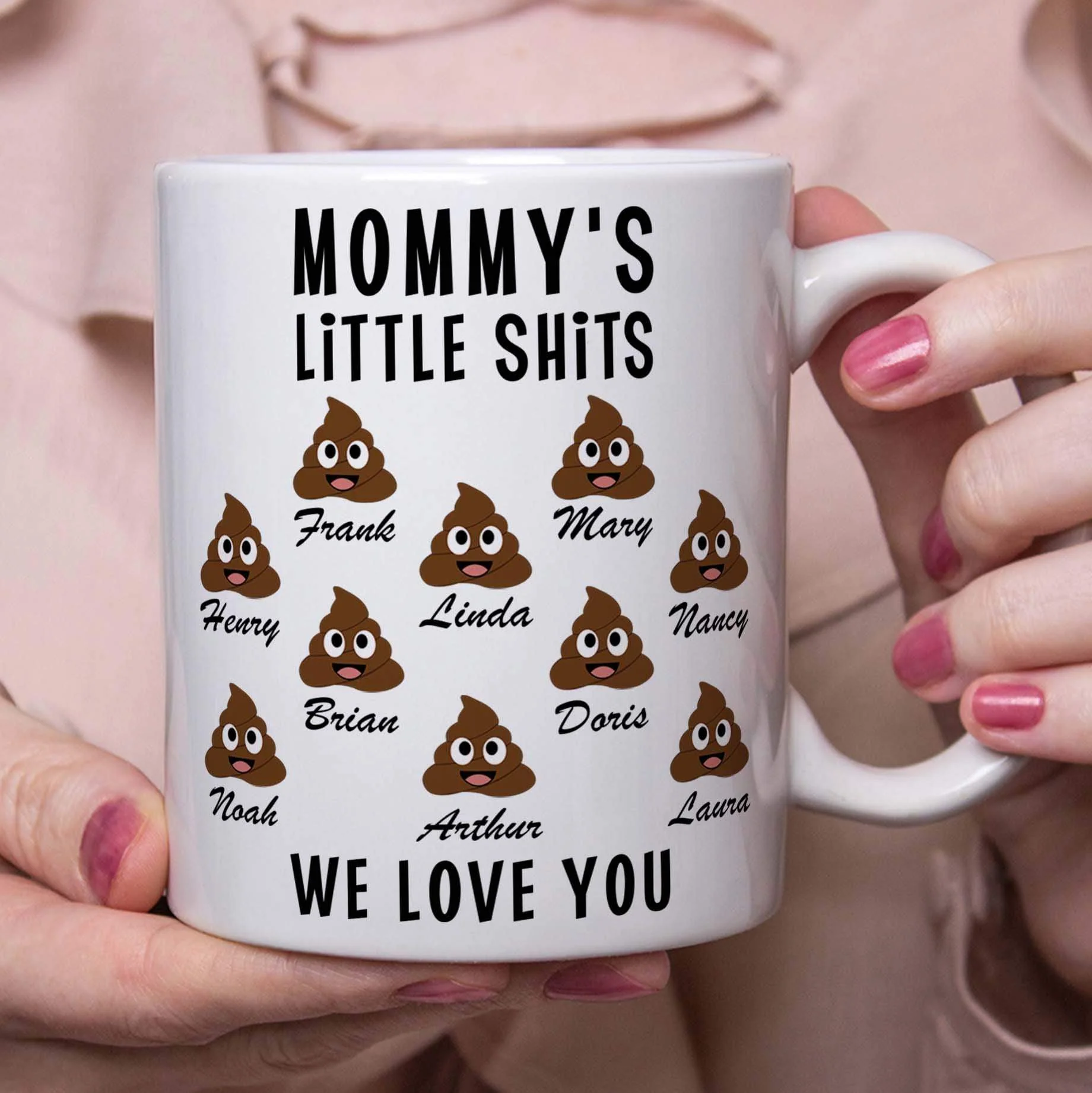 Mommy's Little Shits Custom Mug 890597 - Image 2