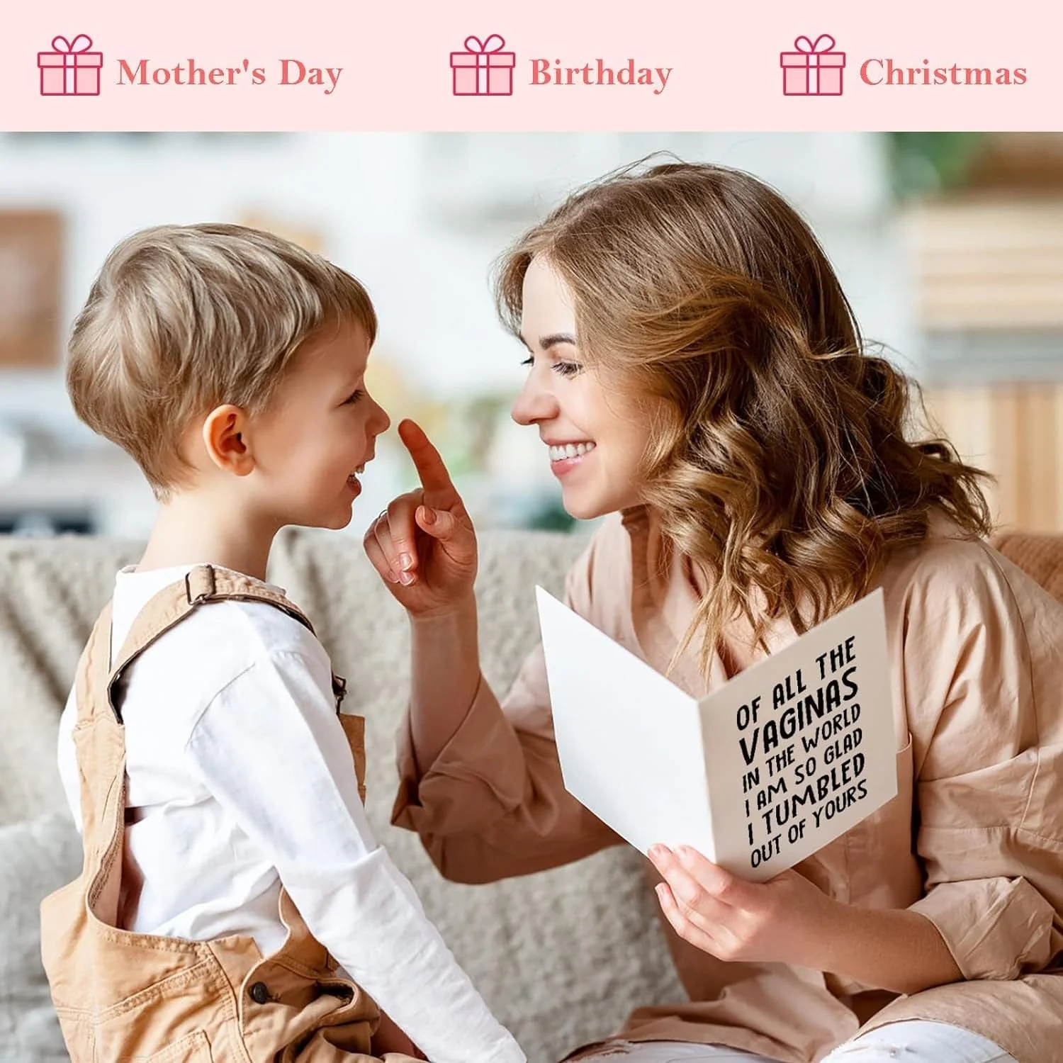 Mothers Day Gifts for Mom, Mothers Day Card, Mothers Day Gifts Mom Gifts, First Mothers Day Gifts for New Mom, Unique Gag Cool Mothers Day Gifts from Daughter Son, Funny Mothers Day Card - Image 7