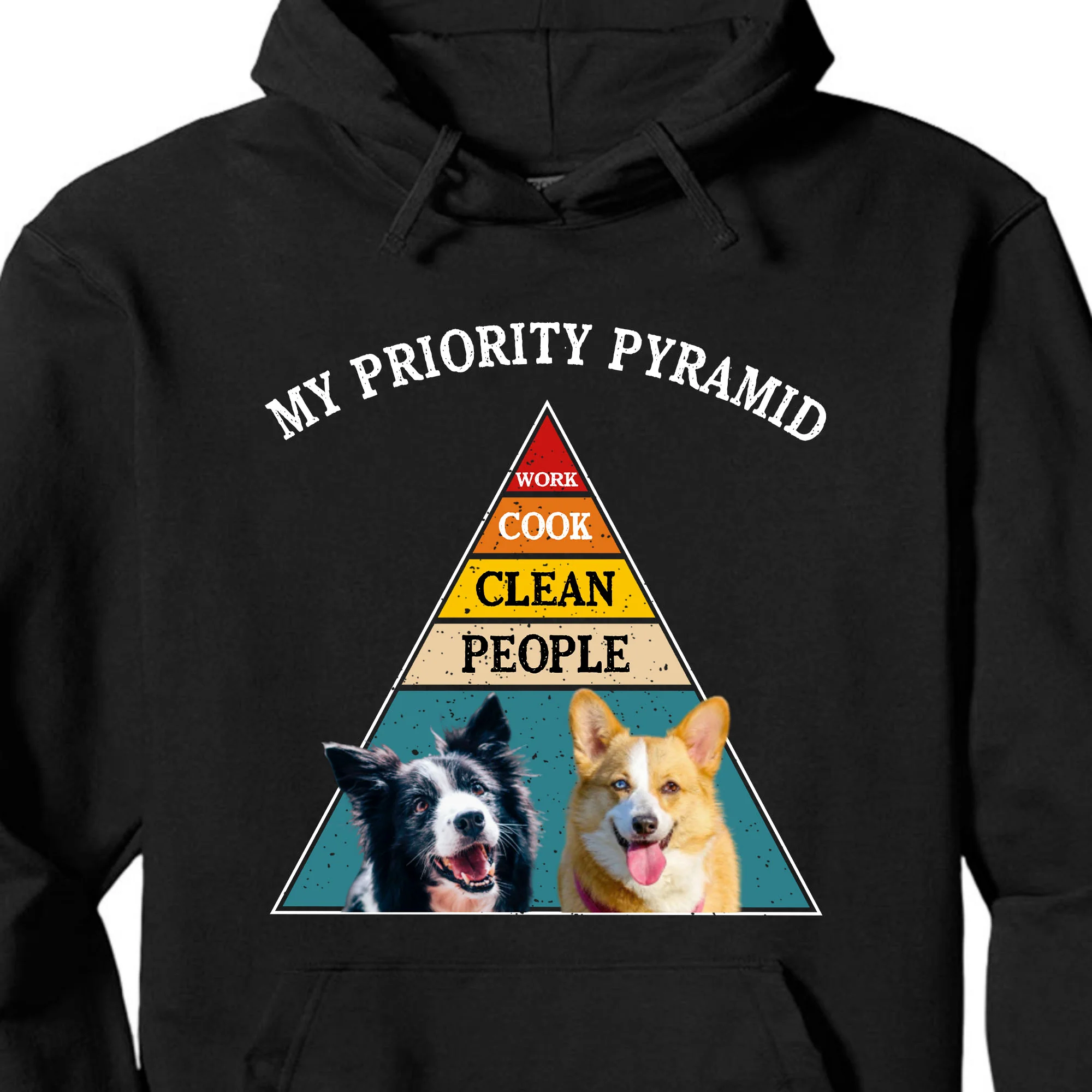My Priority Pyramid Personalized Dog Cat Pet Photo Shirt C285 - Image 2