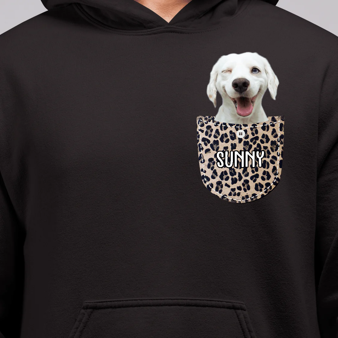 Pet Pocket Dark Dog Shirt - Image 4