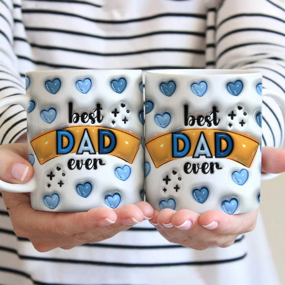 Best Dad Ever Father's Day 3DInflated Mug DM01 890913 - Image 3