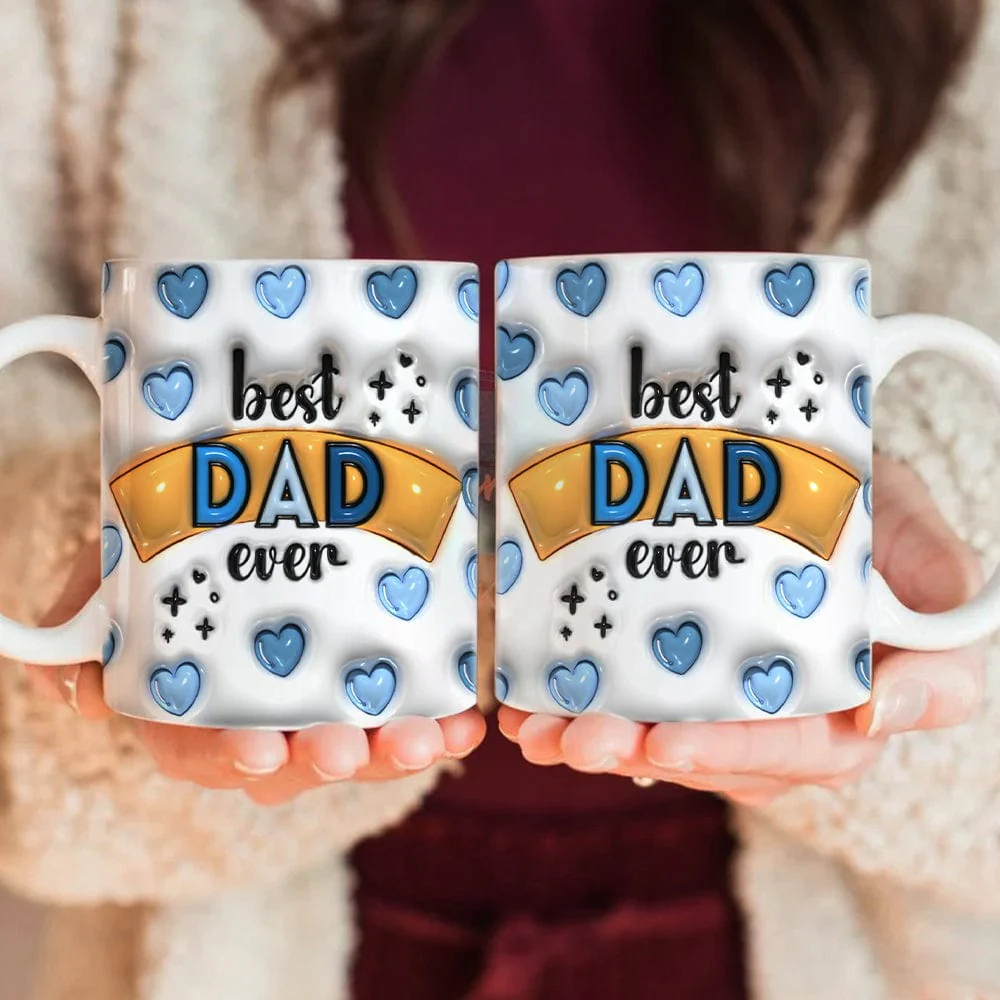 Best Dad Ever Father's Day 3DInflated Mug DM01 890913 - Image 4
