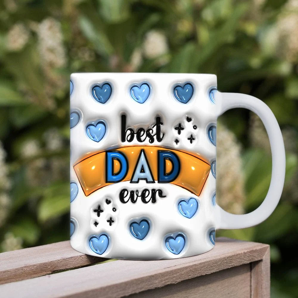 Best Dad Ever Father's Day 3DInflated Mug DM01 890913 - Image 5