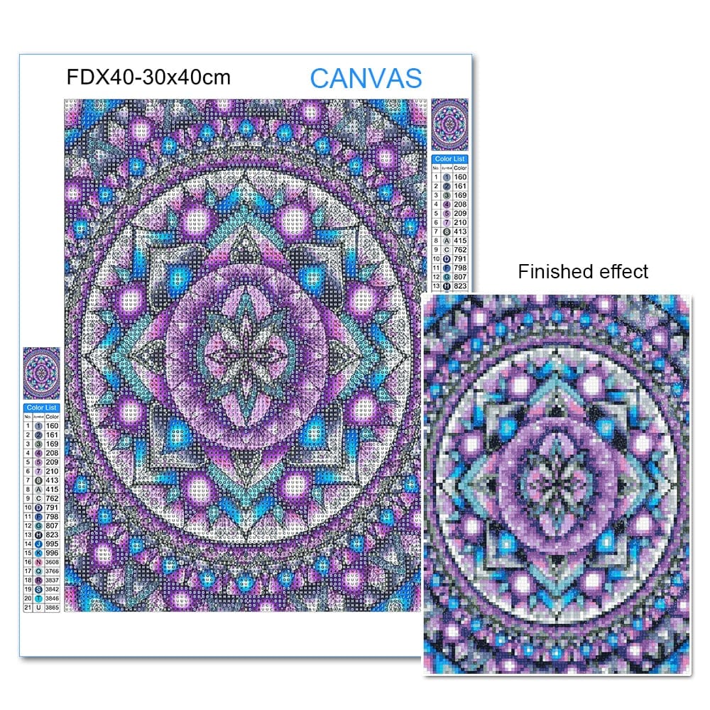 New DIY 5D Diamond Moon Tree Full Round Painting - Image 25